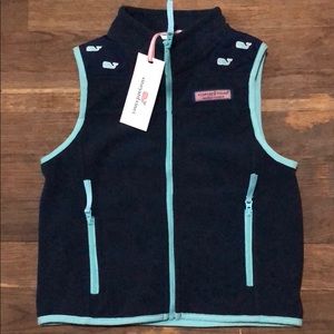 Vineyard Vines Girls Fleece Shep Vest style 7O0125